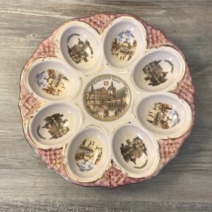 Original Viva porcelain Egg platter